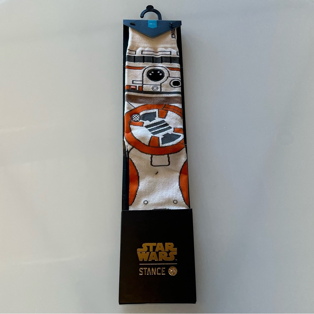 ‼️PRICE DROP‼️ NWT Stance x Star Wars BB-8 socks.